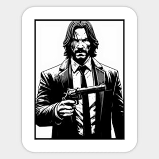 John Wick Sticker